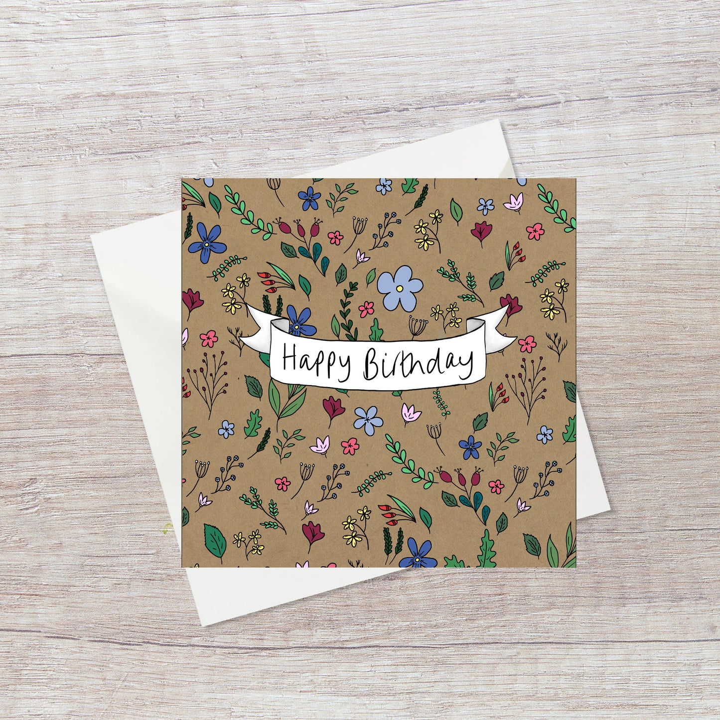Floral Birthday card