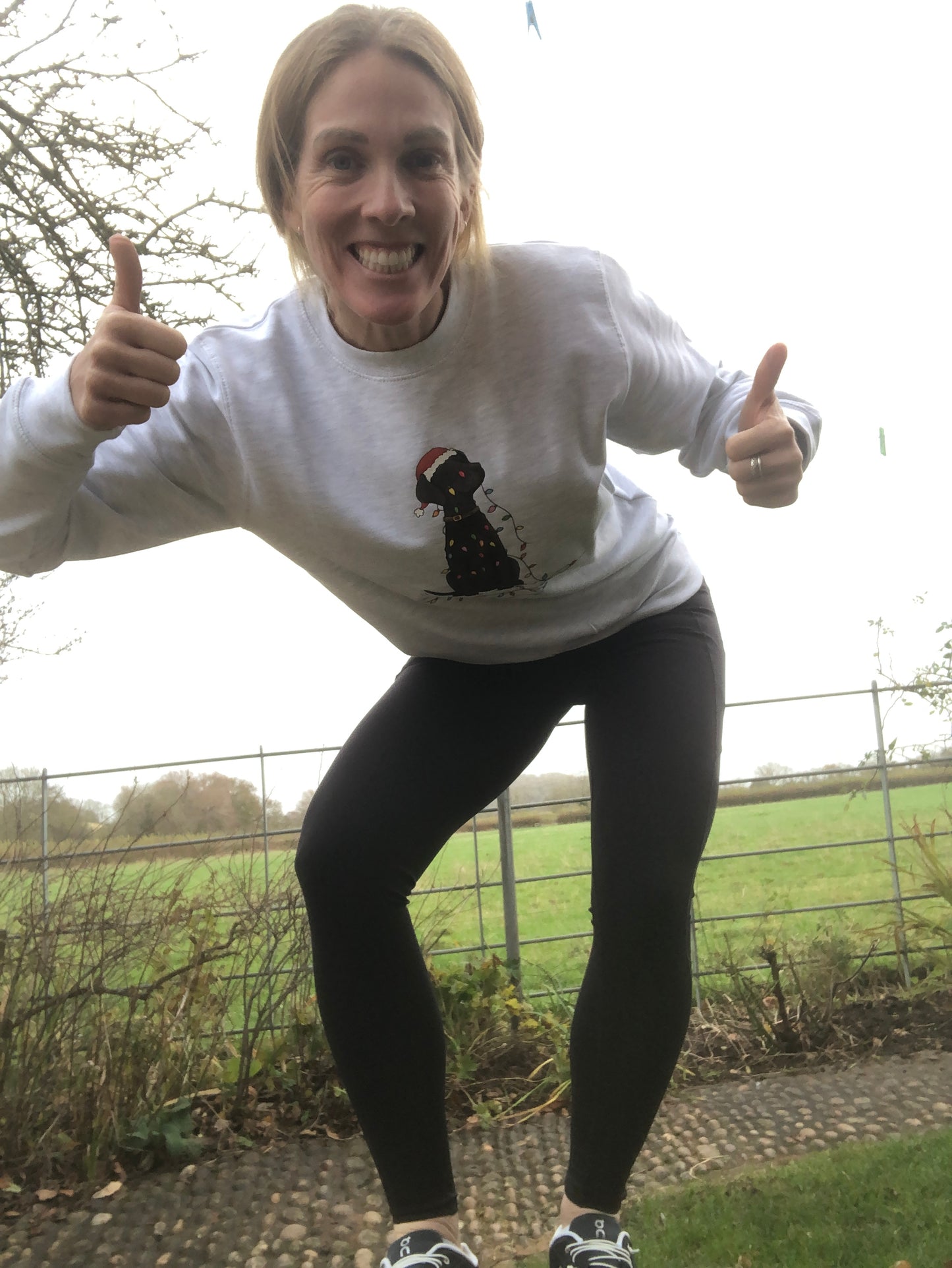 Black Labrador Christmas Jumper