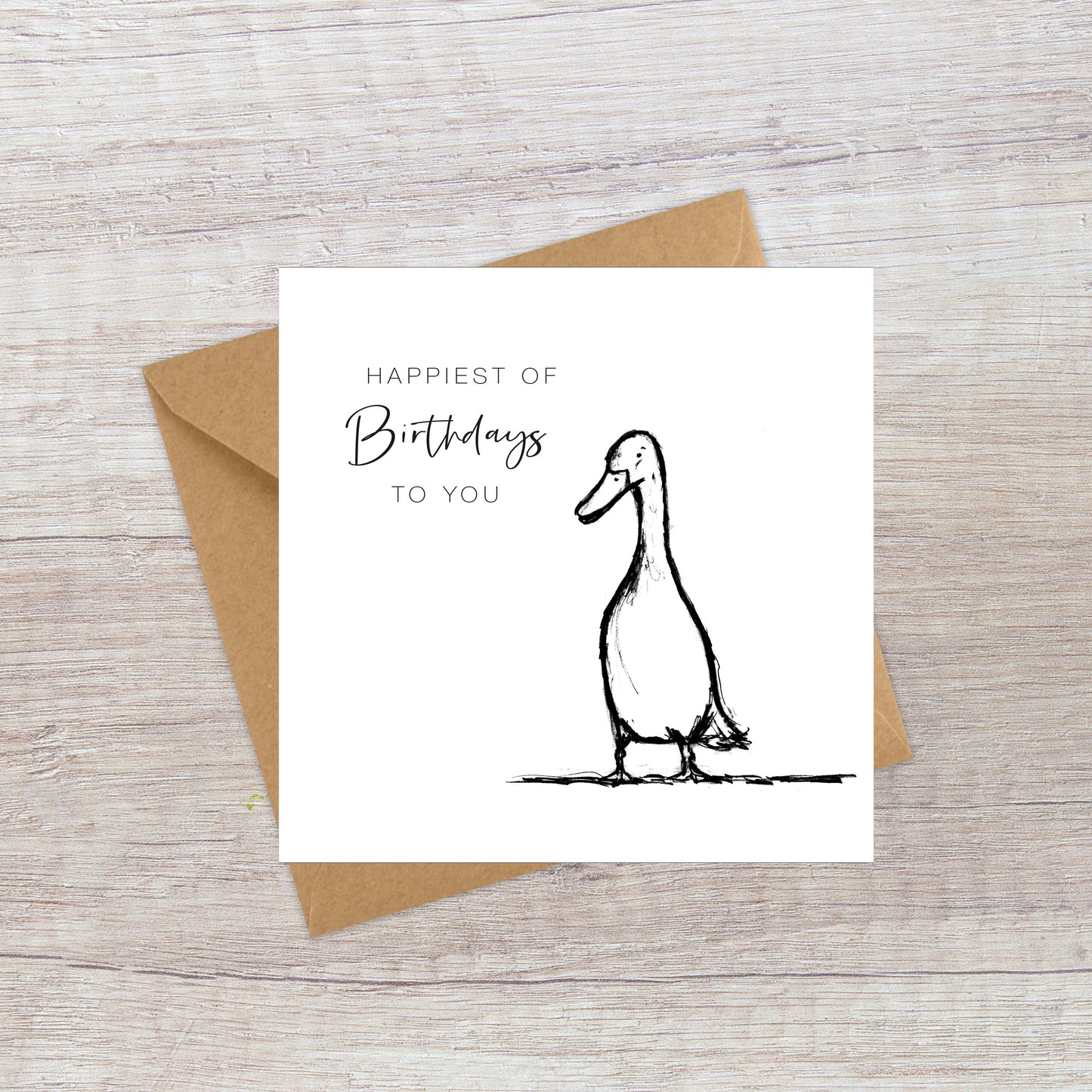 Duck Birthday Card