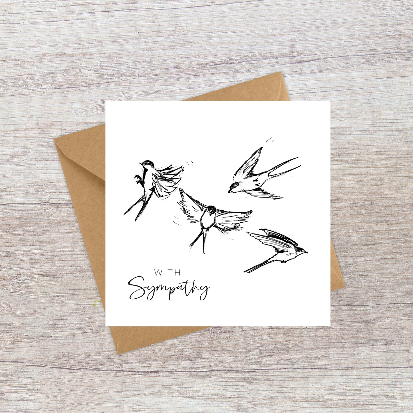 With Sympathy Card