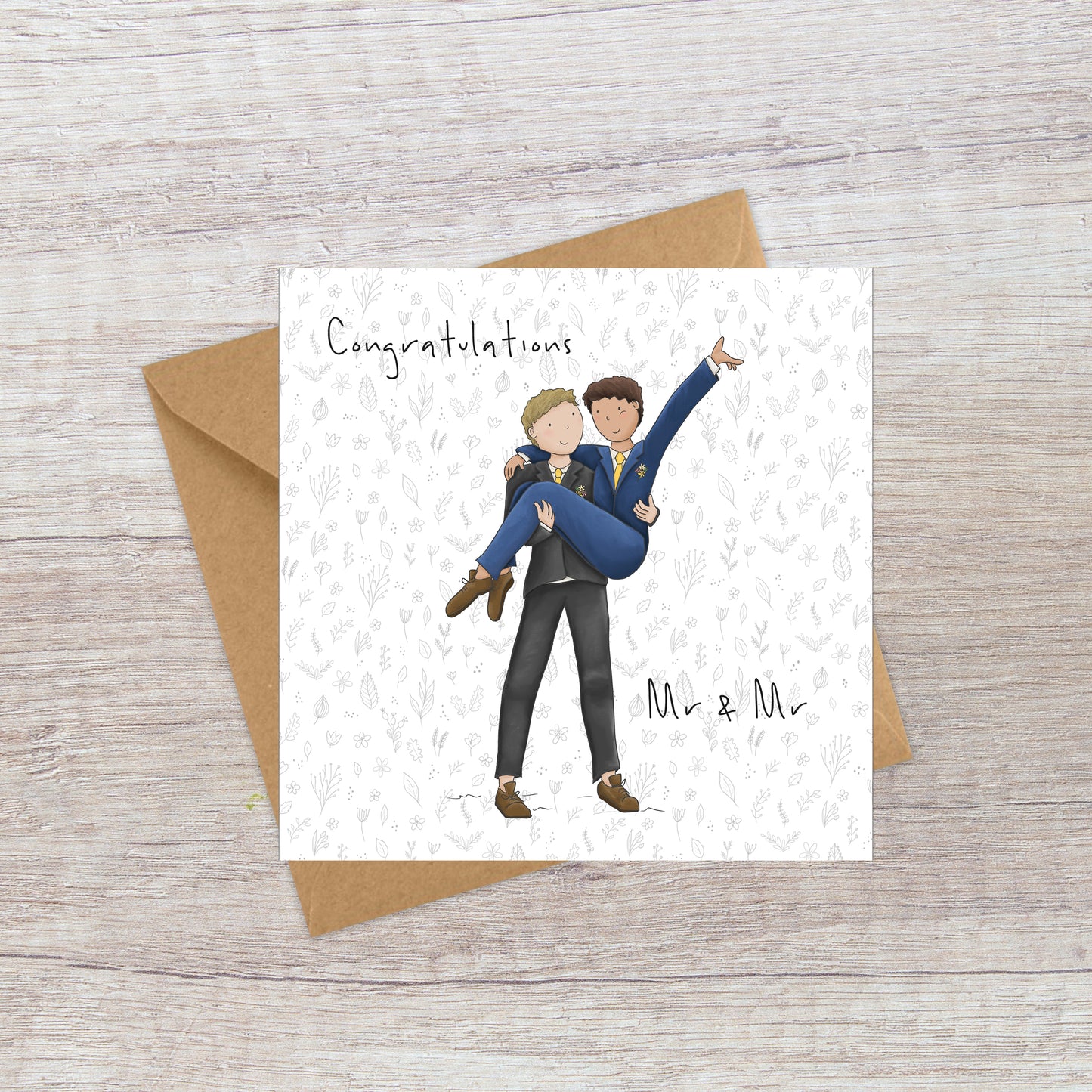 Mr & Mr - Wedding Card