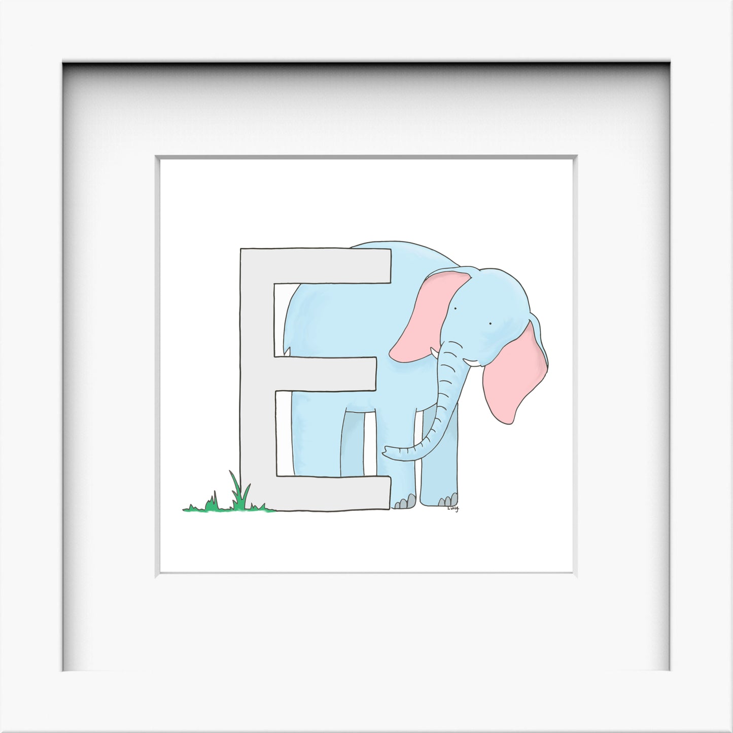 Letter E