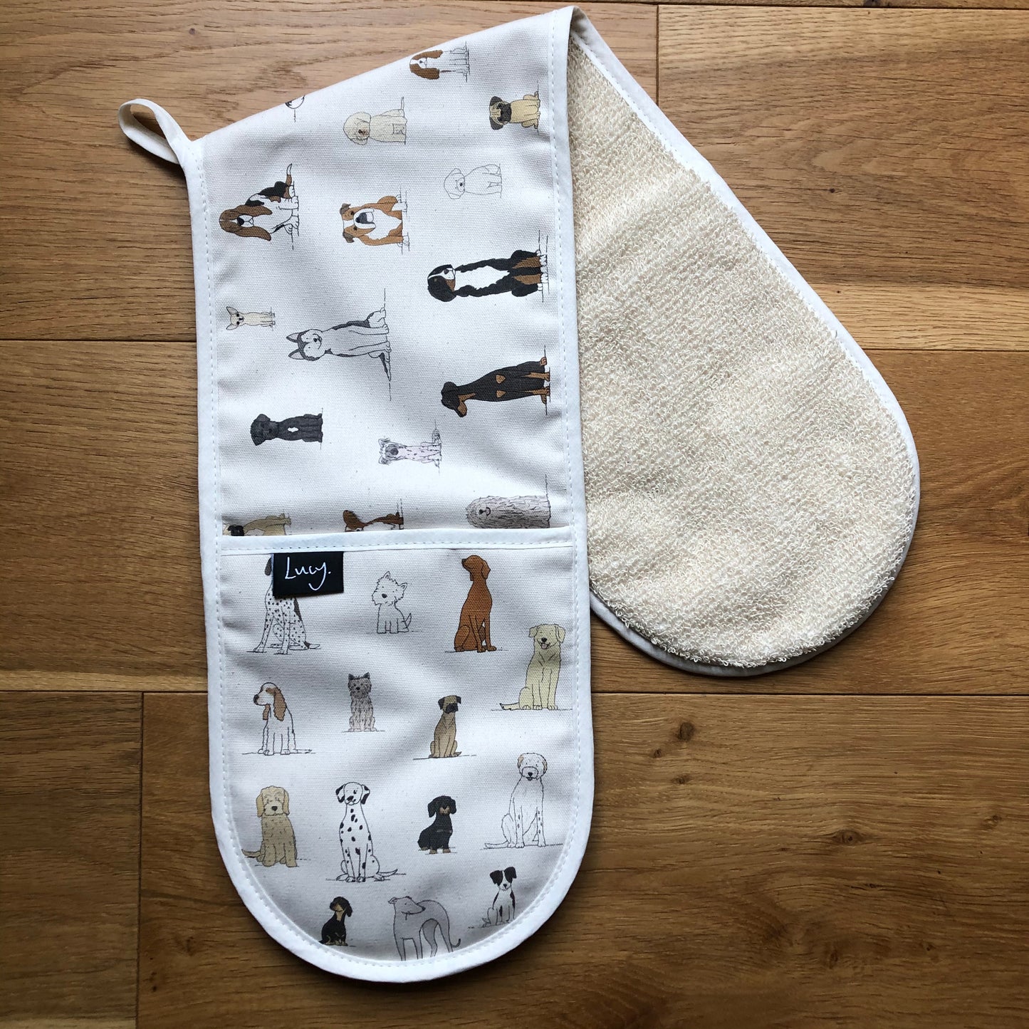 Dog Double Oven Gloves