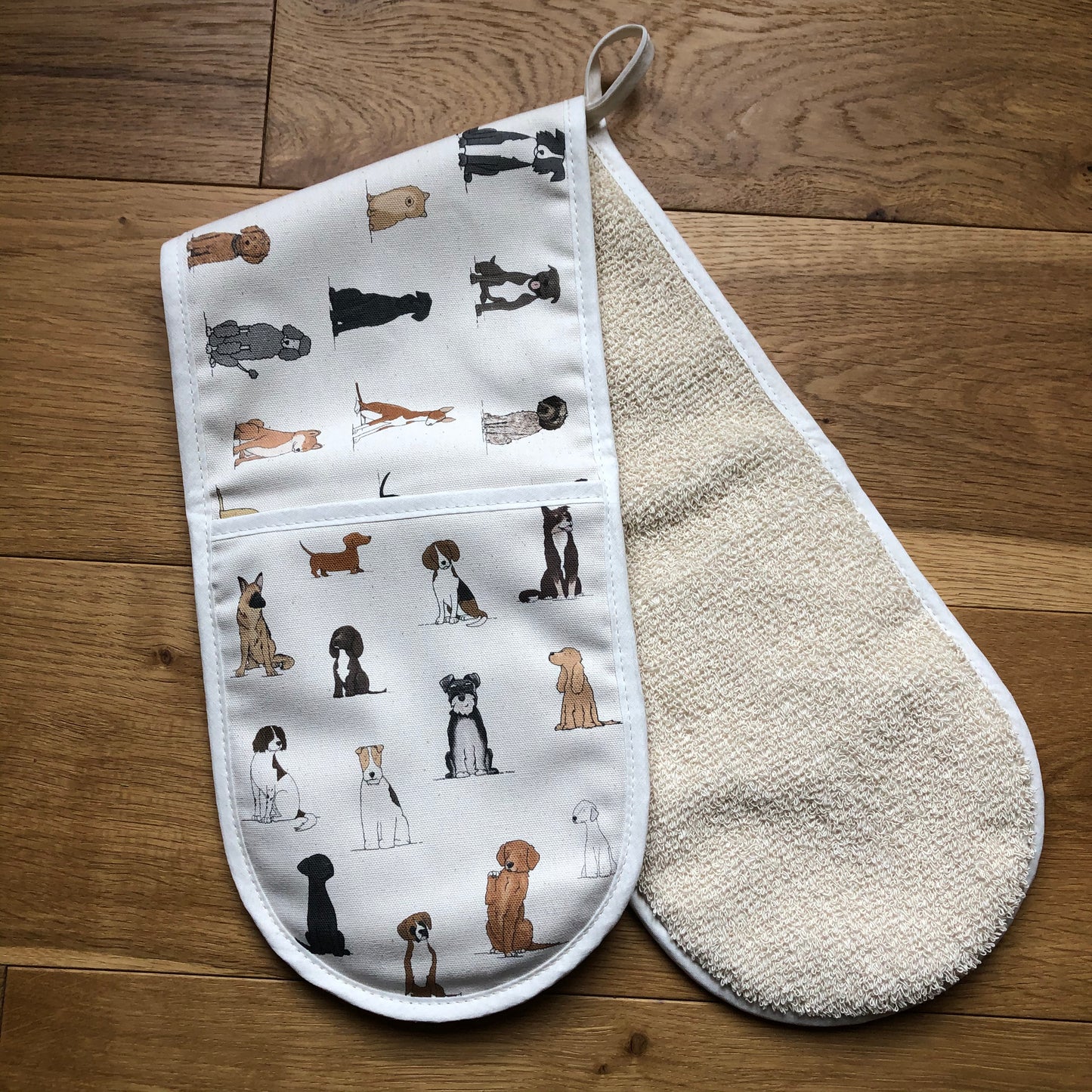 Dog Double Oven Gloves