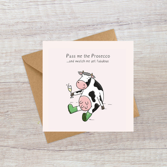 Prosecco cow