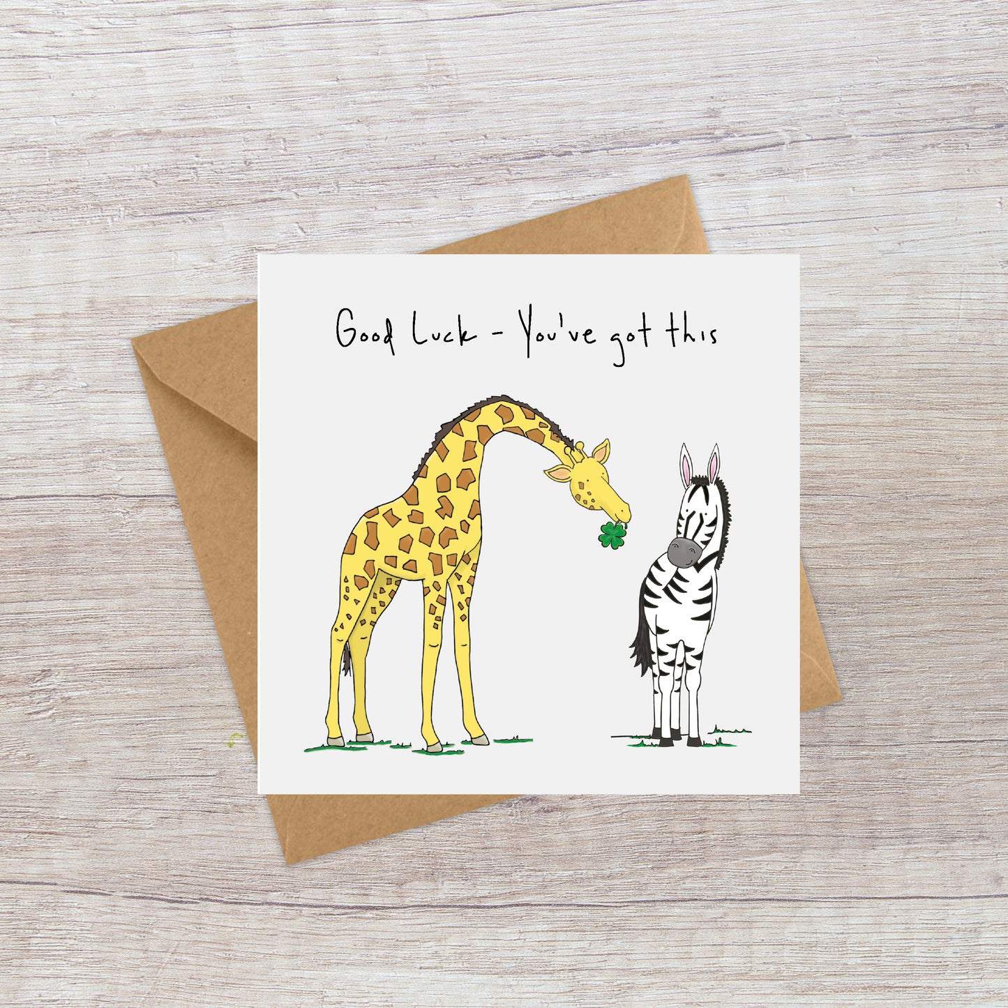 Good luck giraffe