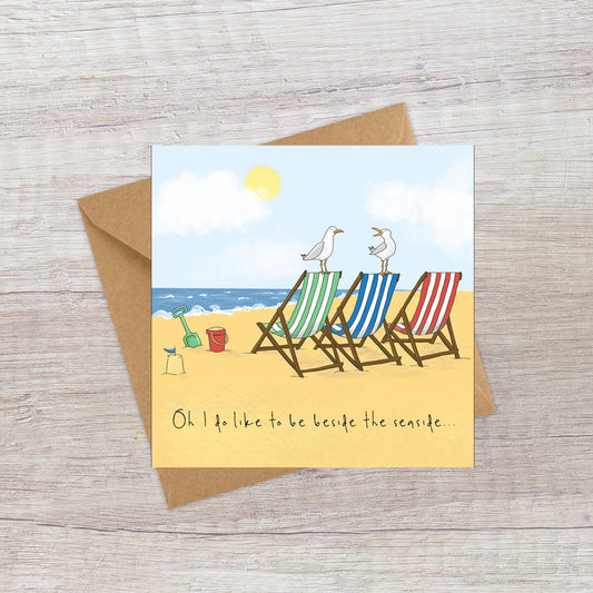 Seaside Deckchairs card
