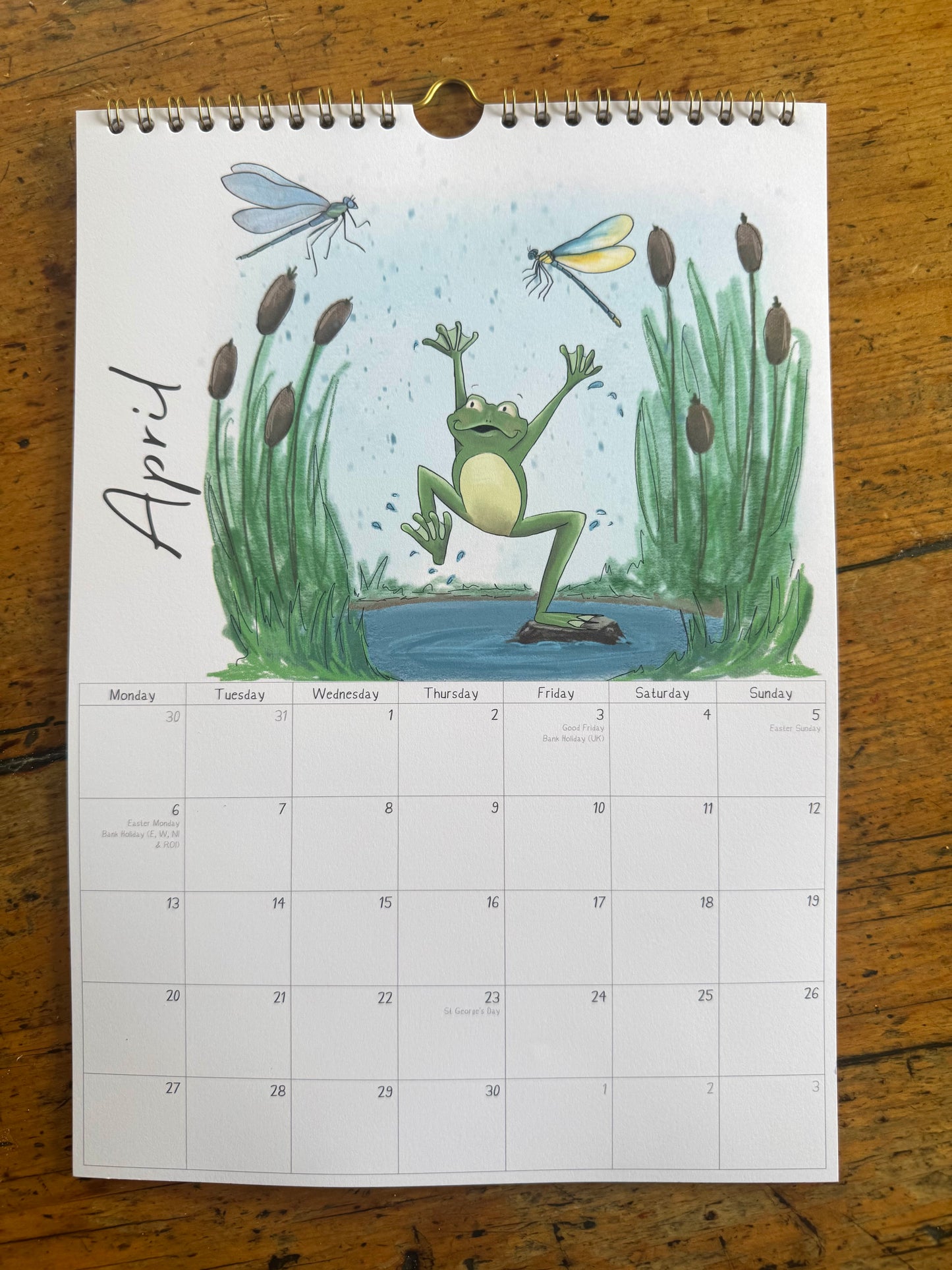 2026 A4 Calendar