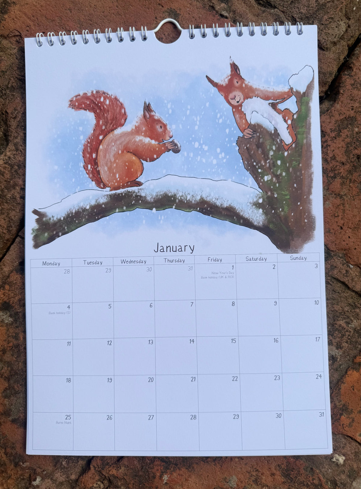 2027 A4 Calendar