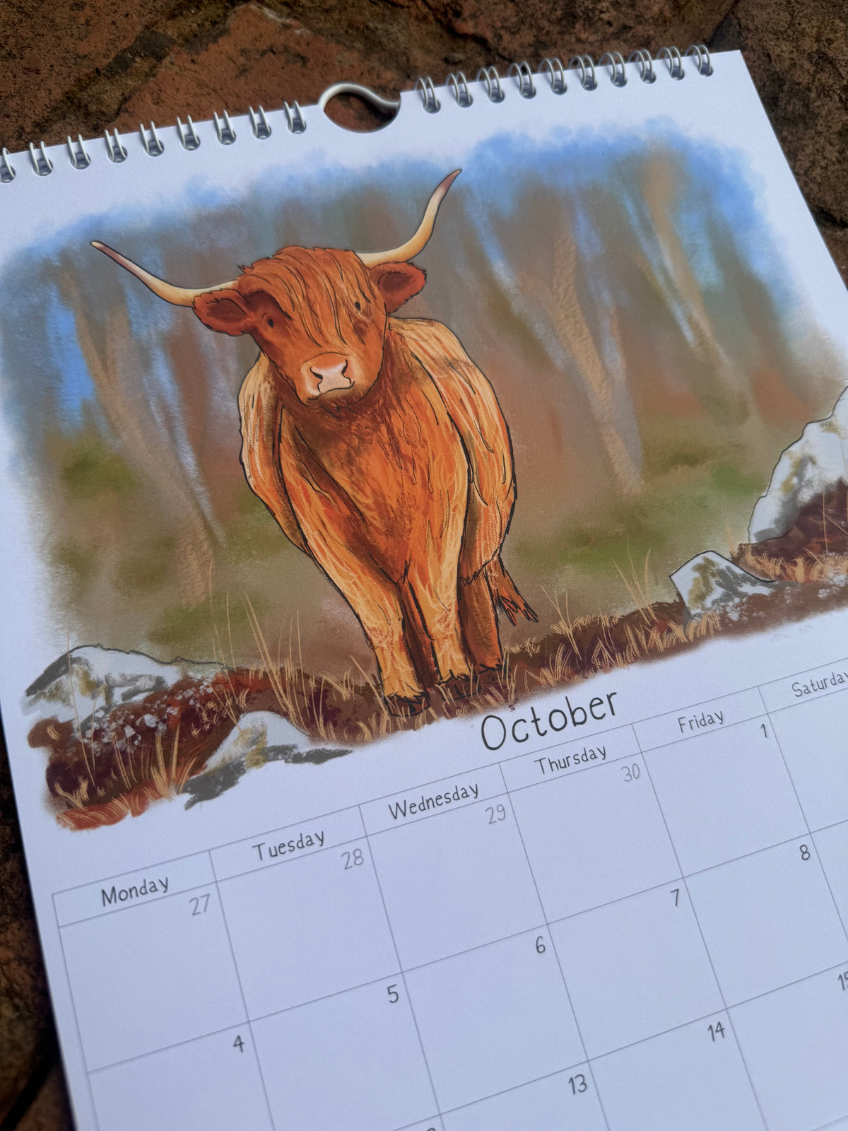 2027 A4 Calendar