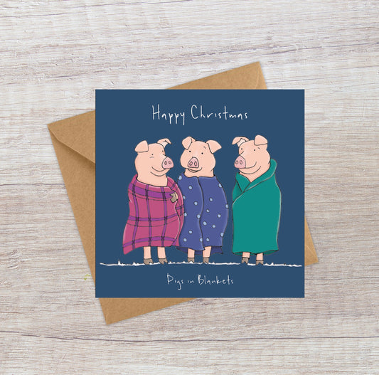 Pigs in Blankets Christmas card