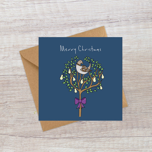 Partridge in a Pear Tree Christmas card