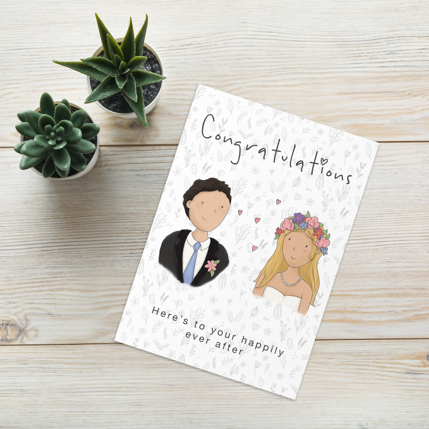 Happily Ever After - Wedding Card