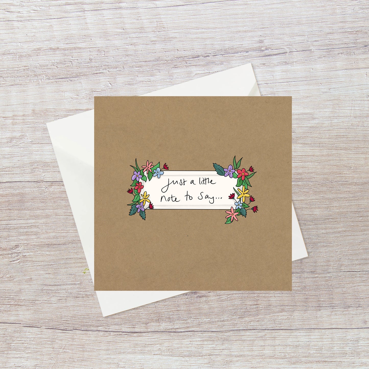 Floral little note