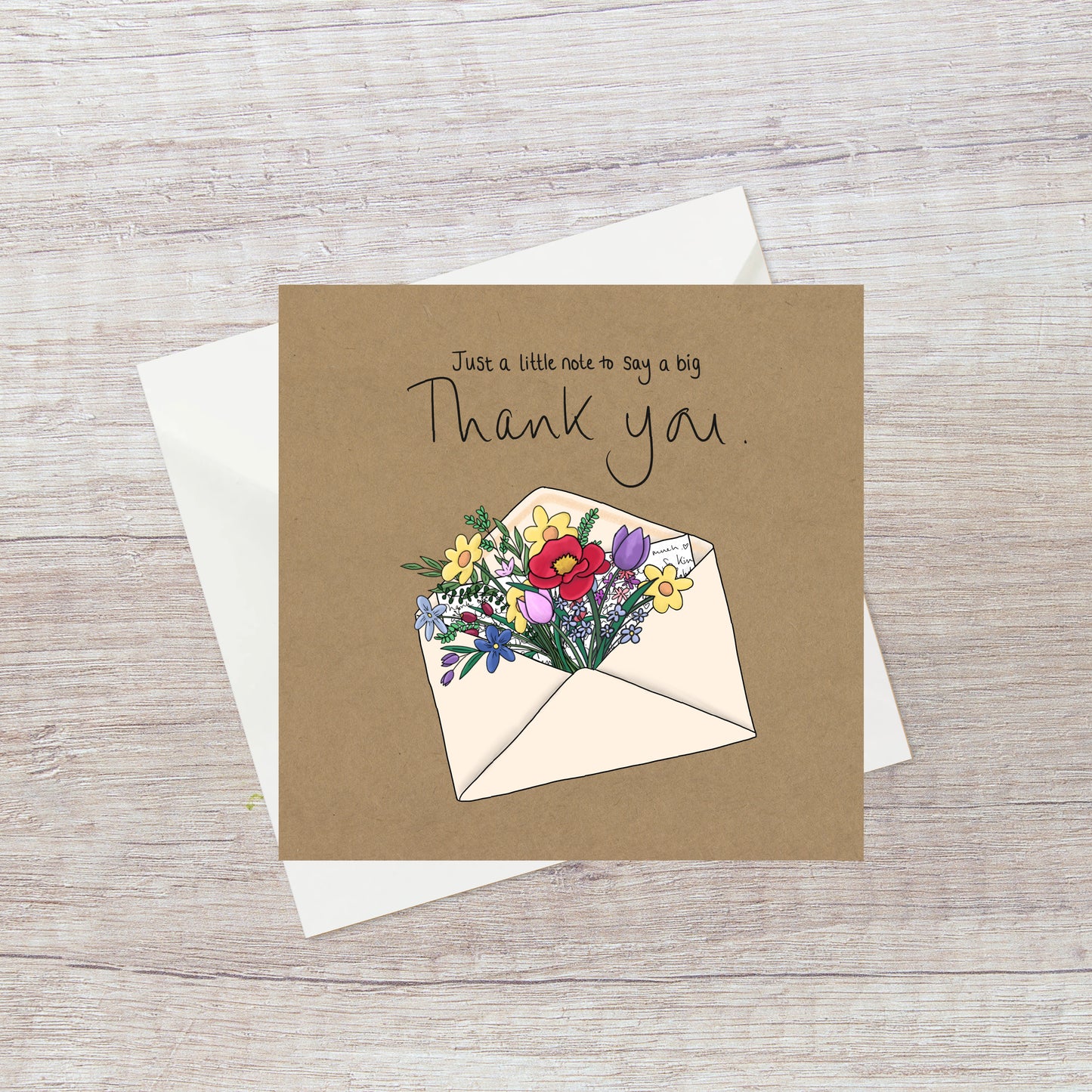 Floral thank you