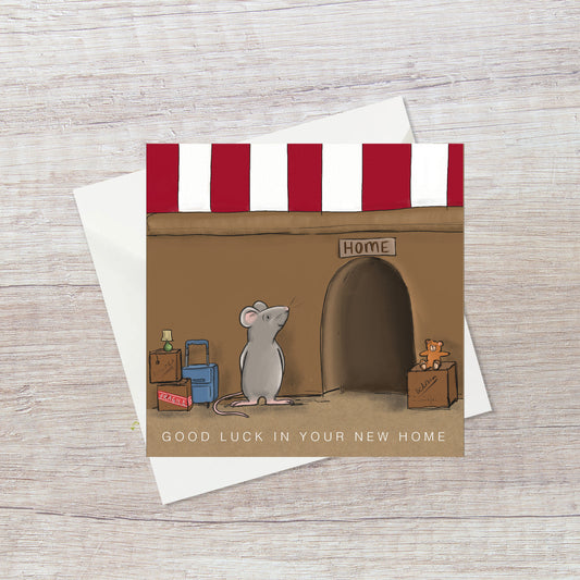 Little Mouse New Home Card